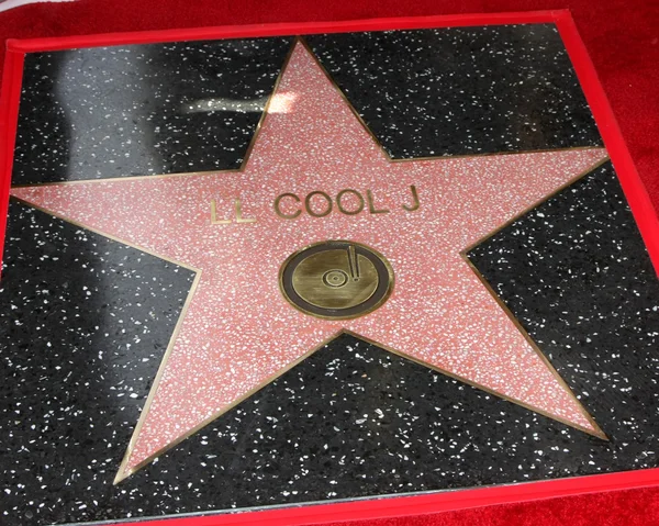 LL Cool J's hvězda — Stock fotografie