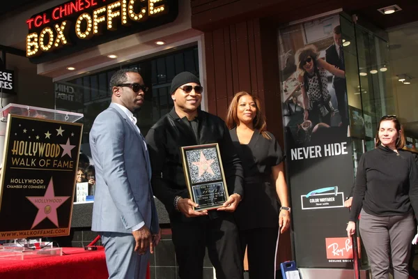 Sean Combs, LL Cool J, Regina Latifah — Foto Stock