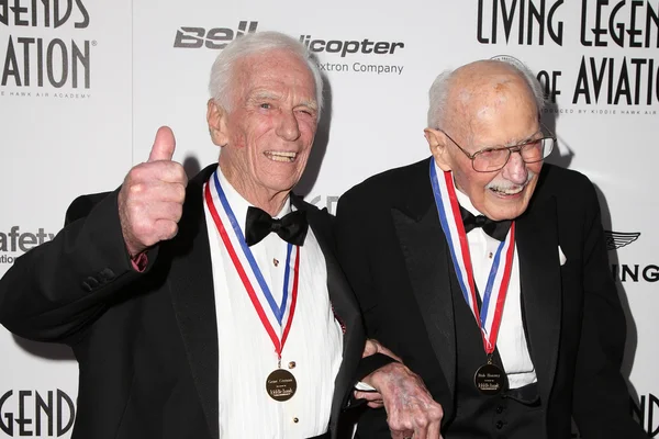 Gene Cernan, Bob Hoover — стокове фото