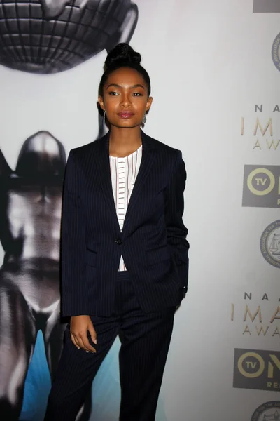 Herečka Yara Shahidi — Stock fotografie