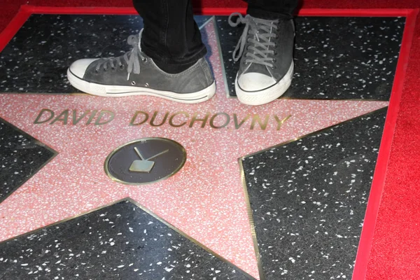 David Duchovny Hollywood Walk of Fame Star Ceremony — Stock Photo, Image