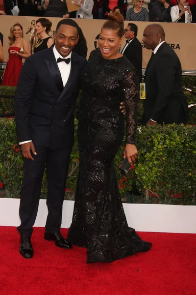 Anthony Mackie, Queen Latifah — Stockfoto