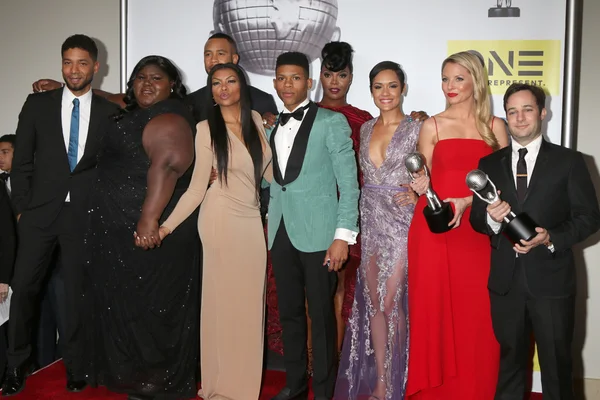 Jussie Smollett, Gabourey Sidibe, Trai Byers, Taraji P. Henson and others — Stok fotoğraf