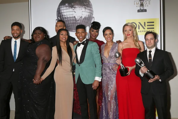 Jussie Smollett, Gabourey Sidibe, Trai Byers, Taraji P. Henson e altri — Foto Stock