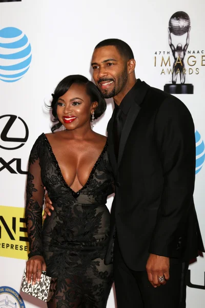 NaturBilmiyorum Naughton, Omari Hardwick — Stok fotoğraf