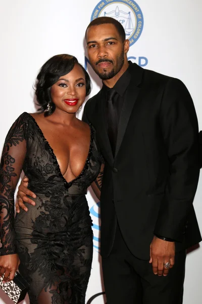 Naturi Naughton, Omari Hardwick — Stock fotografie