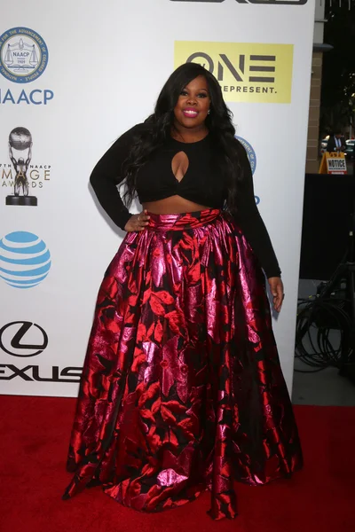 Actrice Amber Riley — Stockfoto