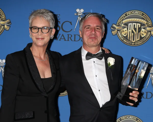 Jamie Lee Curtis, Pierre Gill — Stock Fotó