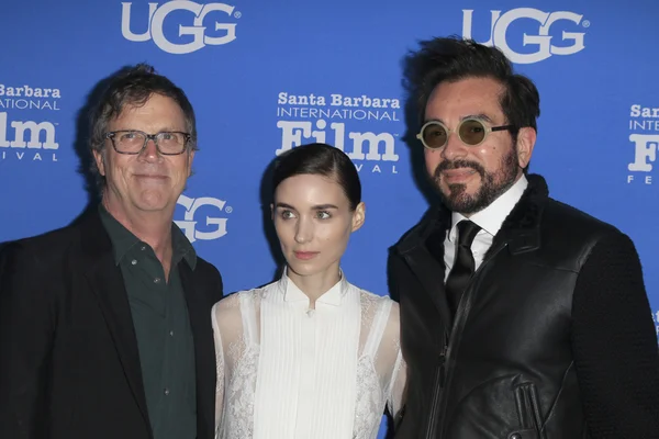 Todd Haynes, Rooney Mara, Roger Durling — Stock Photo, Image