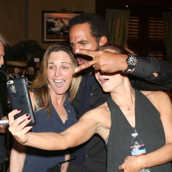 Kelly Sullivan, Kristoff St John, Gina Tognoni — Stok fotoğraf