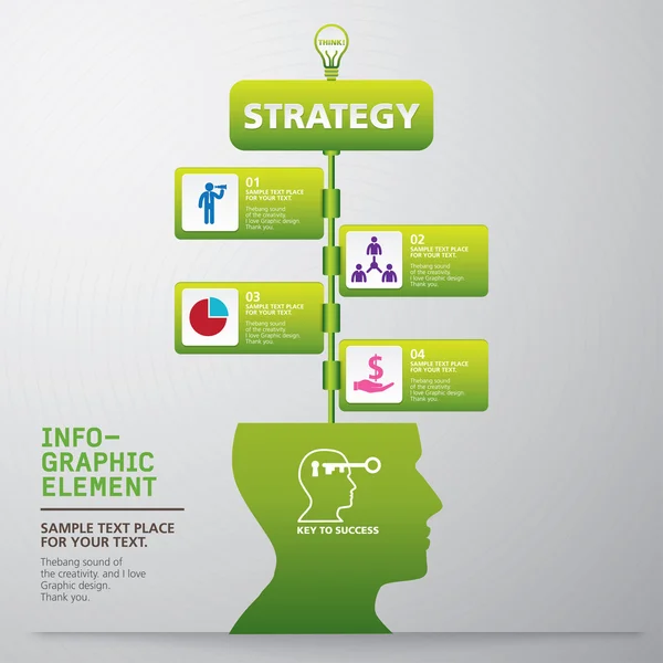 Format design modern info-grafic . — Vector de stoc