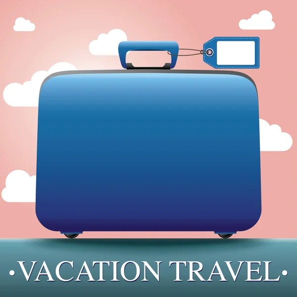 Багаж і відпустка — стоковий вектор
