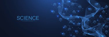 Altıgenli dijital ağ bağlantısı soyut arkaplan. Yapay zeka ve mühendislik teknolojisi. Büyük Data görselleştirme. Küresel ağlar, çizgiler pleksus, minimum dizi. Vektör