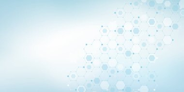 Moleküler soyut yapı ve genetik mühendisliği DNA 'sı. Sağlık ve tıp geçmişi kavramı. Bilimsel araştırma geçmişi. Dalga akışı. Yenilik modeli. Vektör illüstrasyonu