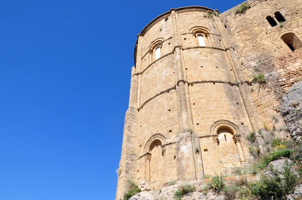 Románský hrad Loarre nedaleko Pyrenejí — Stock fotografie