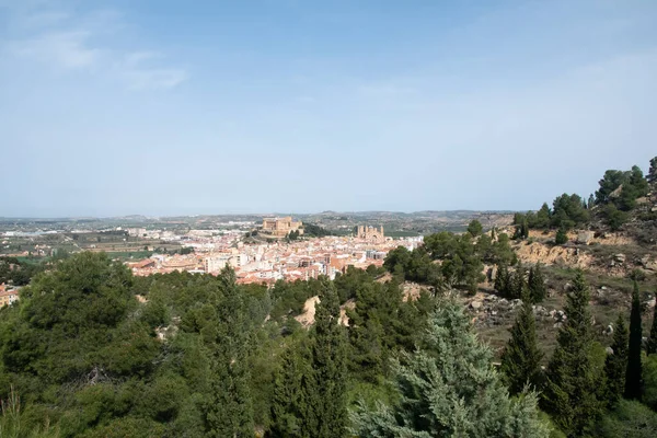 Allmän Bild Staden Alcaniz Teruel Spanien — Stockfoto