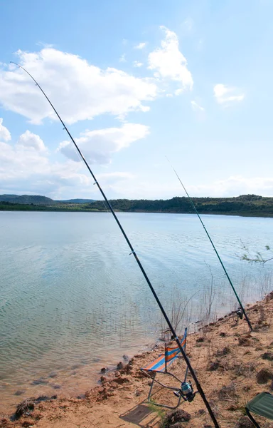 Barras de pesca — Fotografia de Stock