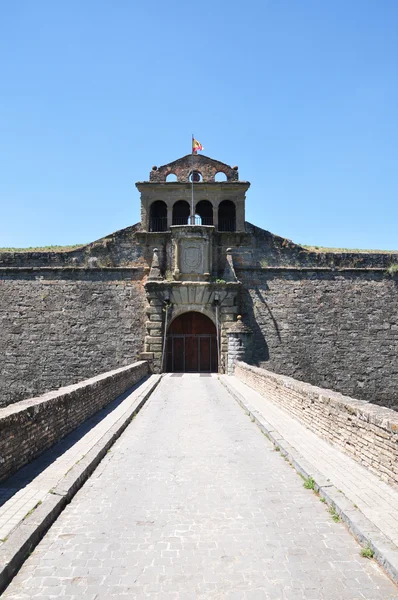 Toegang tot het Ciudadela, Jaca — Stockfoto