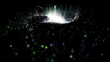 Sihirli çok renkli soyut parçacık arkaplanı