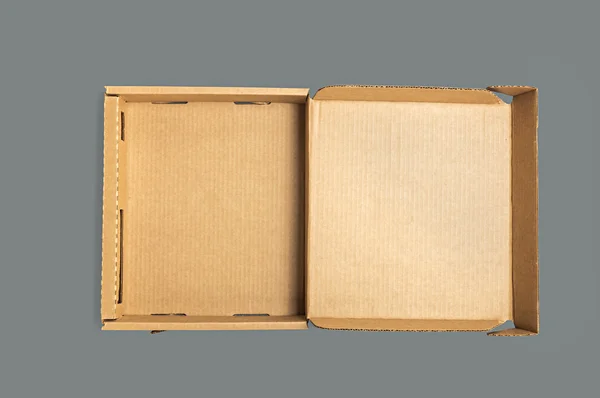 Empty shape box made of cardboard. — Stock Photo, Image