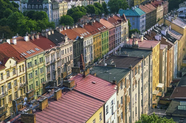 Praguehouses と屋根 — ストック写真