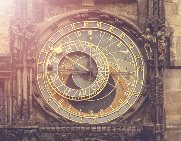 Orologio astronomico su Praga — Foto Stock