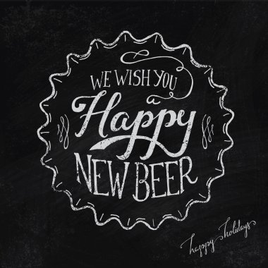 Benzersiz handdrawn yazı tahtası dekorasyon