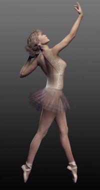 Sarışın Balerin Danseden Danseden Danscı