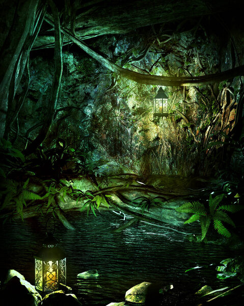 CGI Fairy Forest Magic Pool