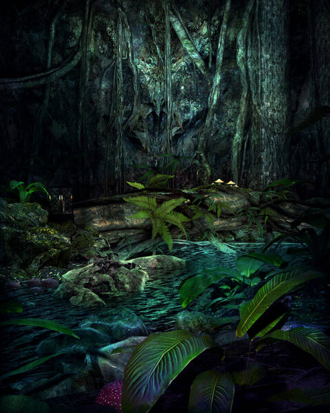 CGI Fairy Forest Magic Pool