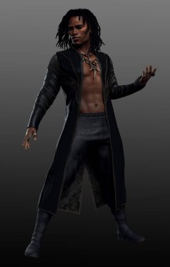 Fantezi POC Üstsüz Voodoo Adamı