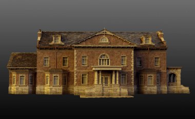 Old English Manor House, Country House, CGI