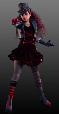 Karanlık Alice, Fantezi POC, Gotik, Steampunk