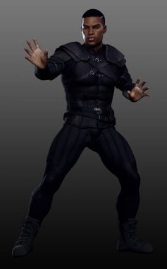 SciFi PoC Asker veya Savaşçı Harekette Poz Veriyor