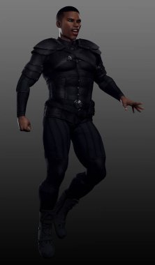 SciFi PoC Asker veya Savaşçı Harekette Poz Veriyor