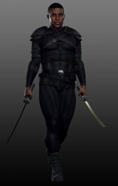 SciFi PoC Asker veya Savaşçı Harekette Poz Veriyor