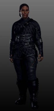 SciFi PoC Asker veya Savaşçı Harekette Poz Veriyor