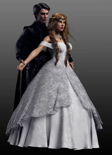 Fantasy Fairytale Couple, Prince and Princess