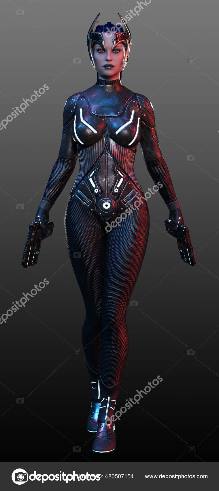 Sci Fi Combat Suit