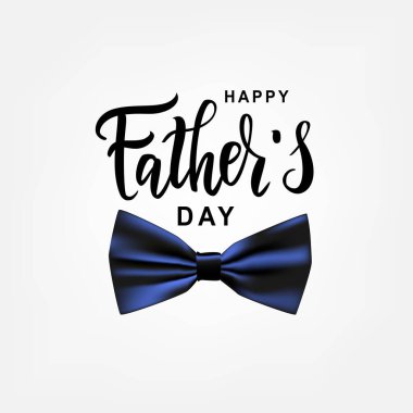 Mutlu Babalar Günü el yazısı vektör metni.