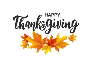 Şükran Günü el yazısı metnin kutlu olsun. Şükran Günü kutlaması için tebrik kartı..