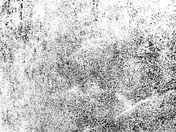 Textura grunge. Duro efecto texturizado abstracto en blanco y negro, superficie gruesa oscura sucia angustiada, fondo vectorial de plantilla de material dañado envejecido — Vector de stock