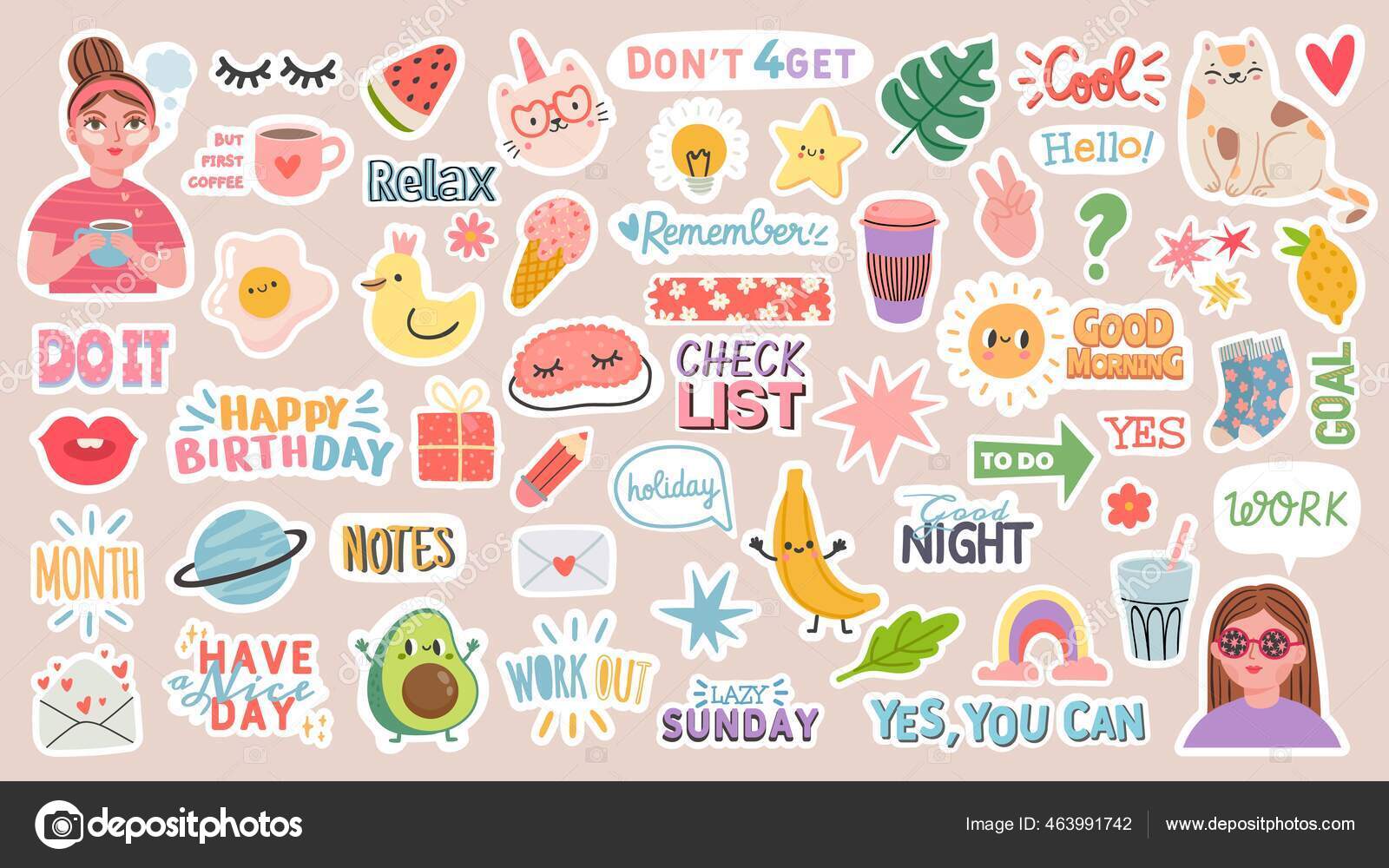 Recordatorio De Citas Con Stickers | TikTok, image size:1600x1000