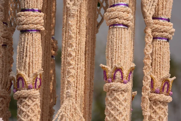 Guirlanda arroz estalado — Fotografia de Stock