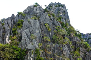 Kunming Tayland. Suan Hin Pha Ngam Bahçe Parkı Rock Dağı arka planında turizm için. Ban Na Fai, Nong Hin Alt Bölgesi, Nong Hin Dist