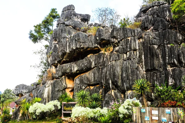 Kunming Thailandia Suan Hin Pha Ngam Giardino Parco Ricevere Turismo — Foto Stock