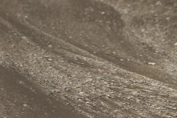 Sporen in het zand — Stockfoto