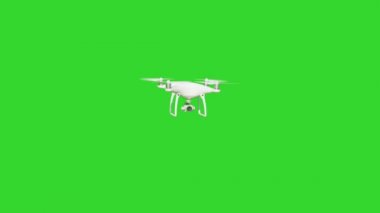 Bilgisayar grafikleri için yeşil ekranlardaki dronlar