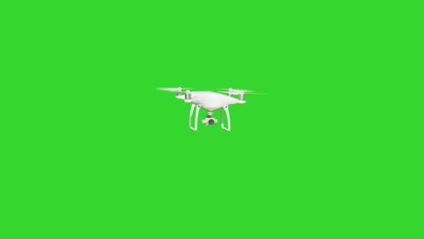 Drones Pantallas Verdes Para Gráficos Por Computadora — Vídeos de Stock