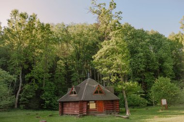 Ormanın ortasında bir ev..